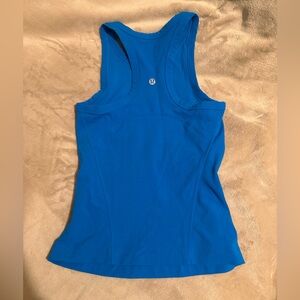 Blue lululemon tank top
